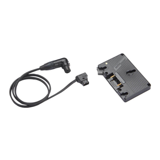 Litepanels A/B Gold Mount Battery Bracket with P-Tap to 3-Pin XLR Cable