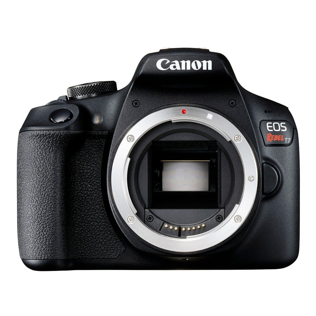 Canon EOS Rebel T7 DSLR Camera EF-S 18-55mm and EF 75-300mm Double Zoom Lens Kit (Used)
