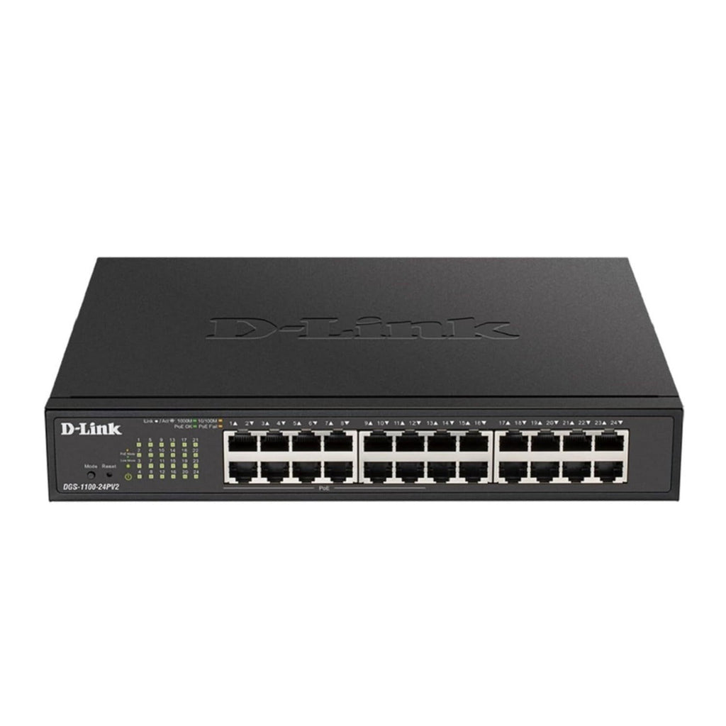 D-Link 24-Port Gigabit Smart Managed PoE+ Switch