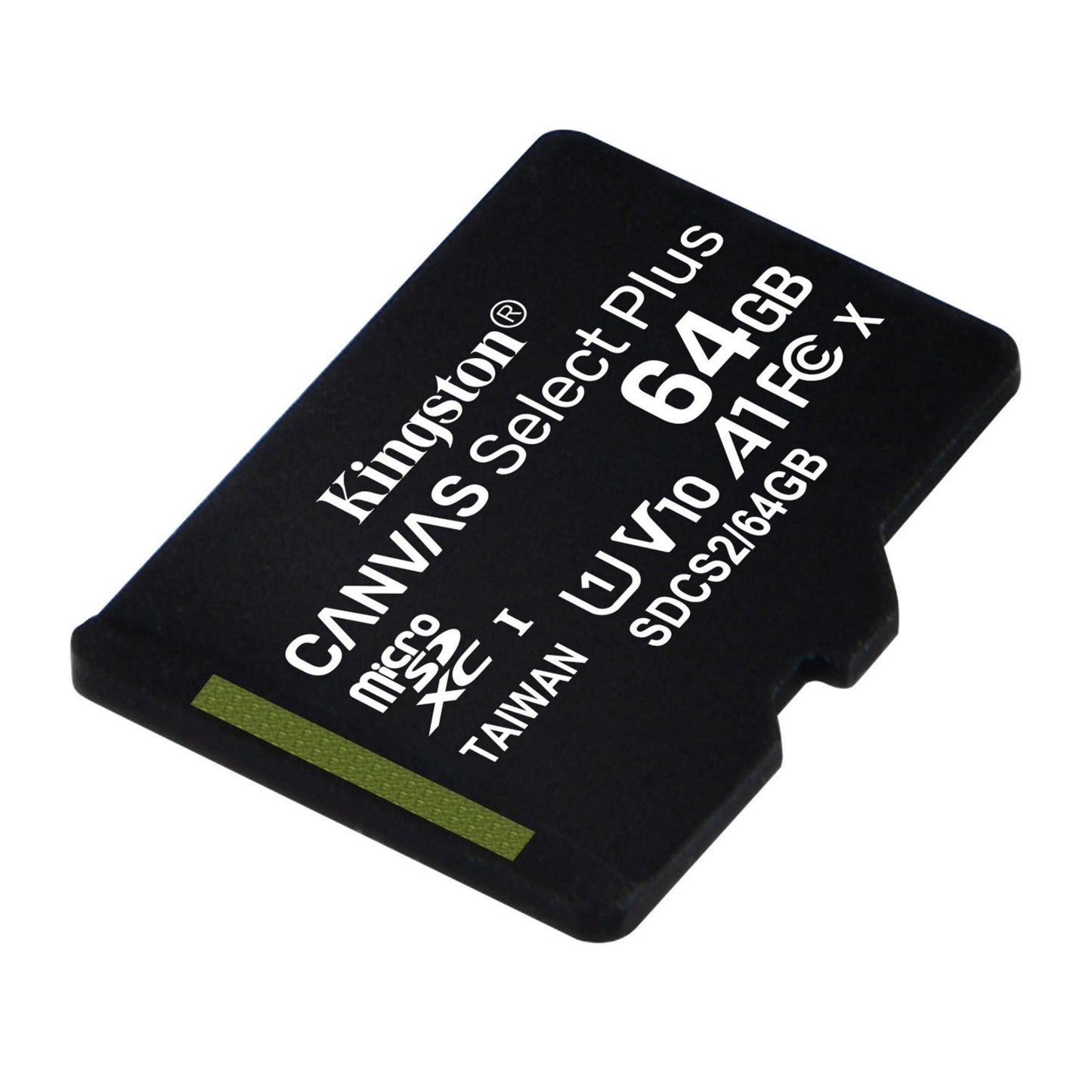 Kingston 64GB 100MB/s Read Speed Canvas Durable A1-Rated Memory Cards (2-Pack)