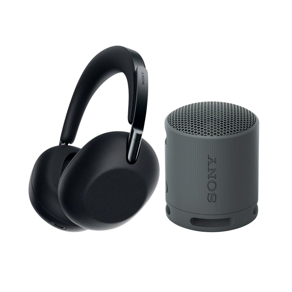 Sony 1000X THE COLLEXION Wireless Noise-Canceling Headphones (Black) with Bluetooth Speaker Bundle