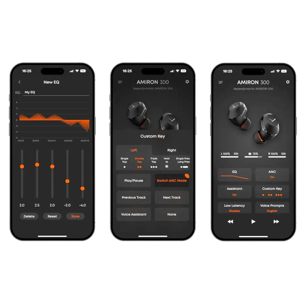 Beyerdynamic Amiron 300 Wireless Earbuds with Active Noise Cancellation (Cream)