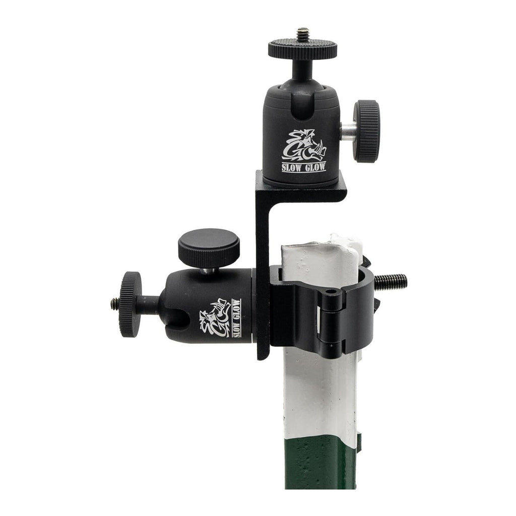 Slow Glow Maverick 2 Double Ballhead T-Post Mount and Card Reader Bundle