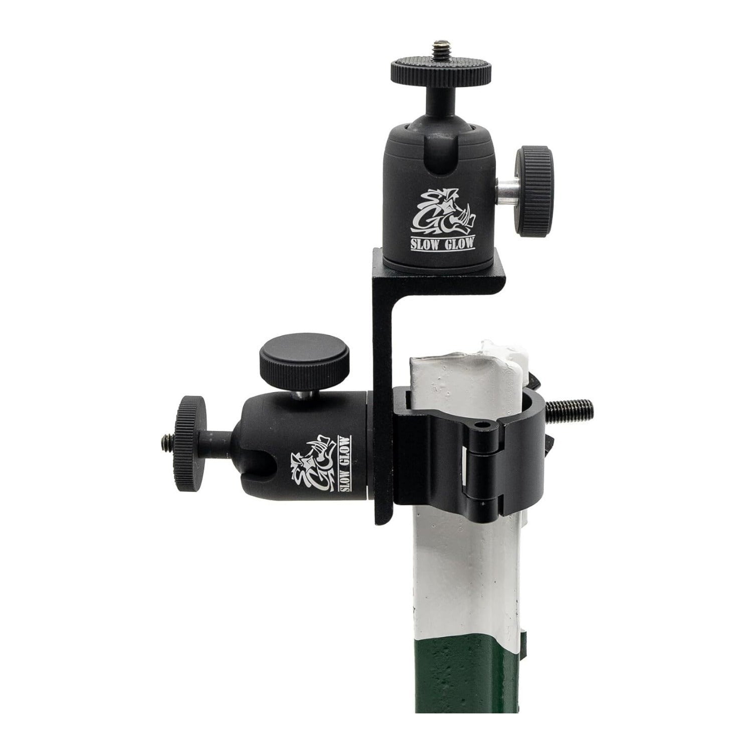 Slow Glow Maverick 2 Double Ballhead T-Post Mount and Card Reader Bundle