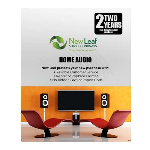 New Leaf 2-Year Audio Equipment Service Plan for Products Retailing Under $250