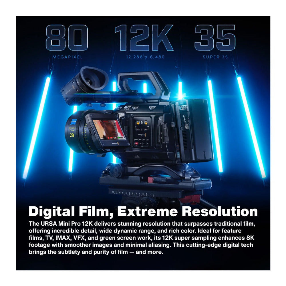 Blackmagic Design URSA Mini Pro 12K with 256GB CFast and Pro Case Bundle