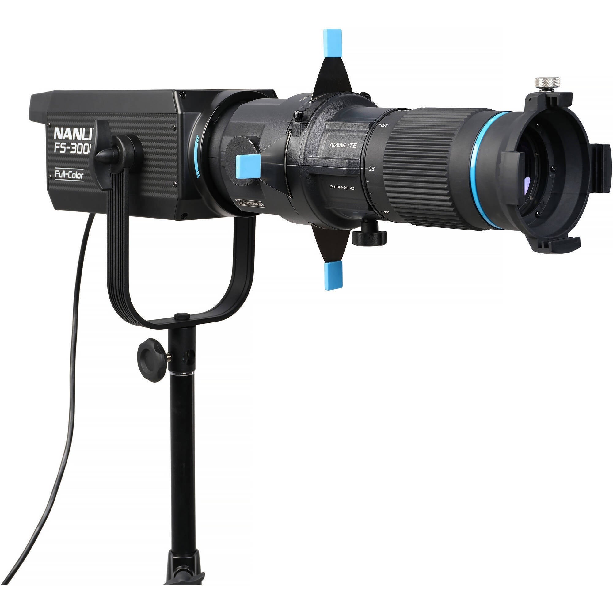 Nanlite FS-200 Daylight LED Monolight Bundle with Projection Attachment 25-45