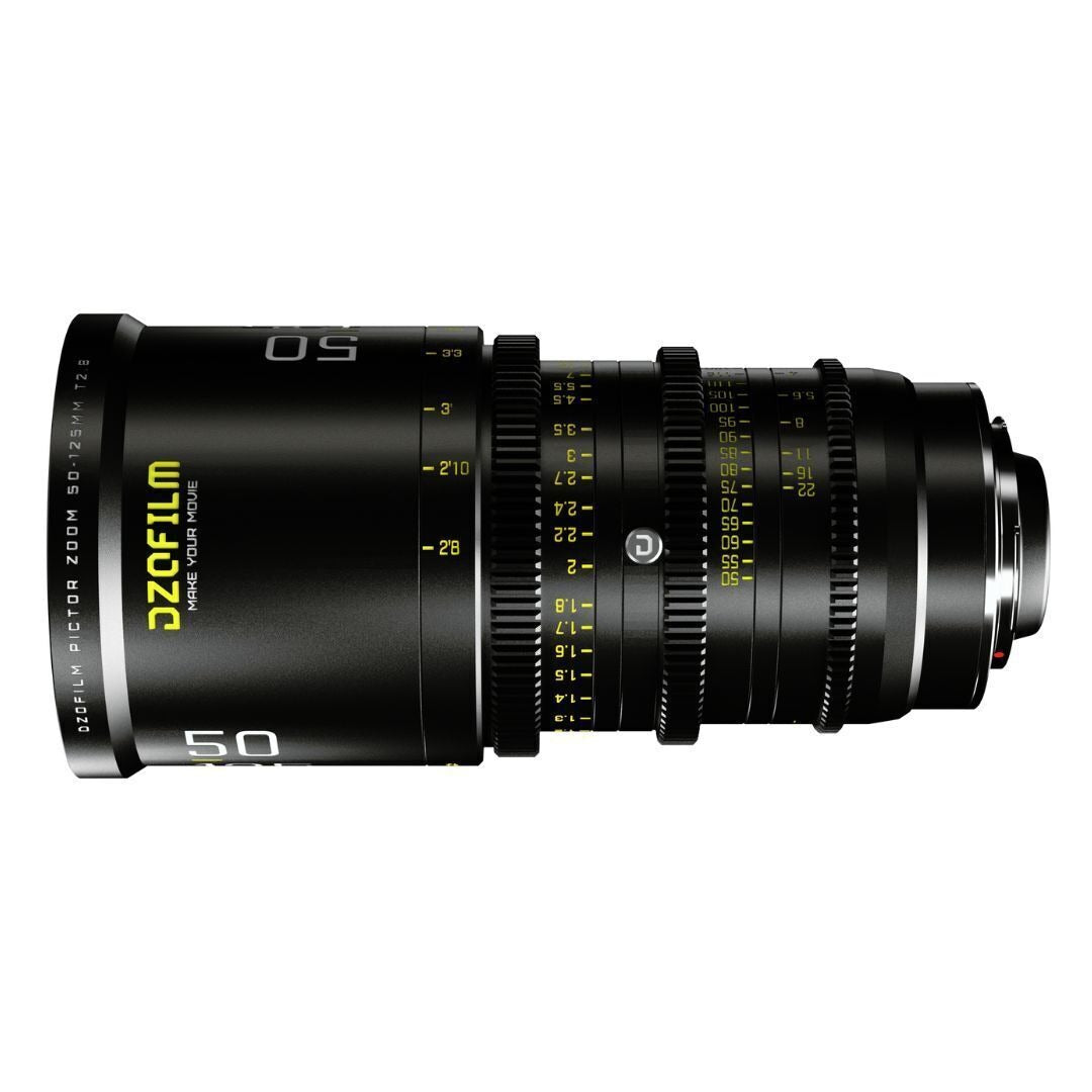 DZOFilm Pictor Zoom 50-125mm T2.8 Super 35 Parfocal Lens (PL Mount and EF Mount)