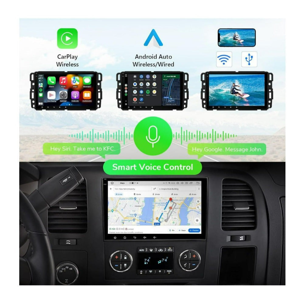 Eonon 6 Plus 64GB Car Stereo with Android 13 System and 8-Inch QLED Capacitive Touch Screen