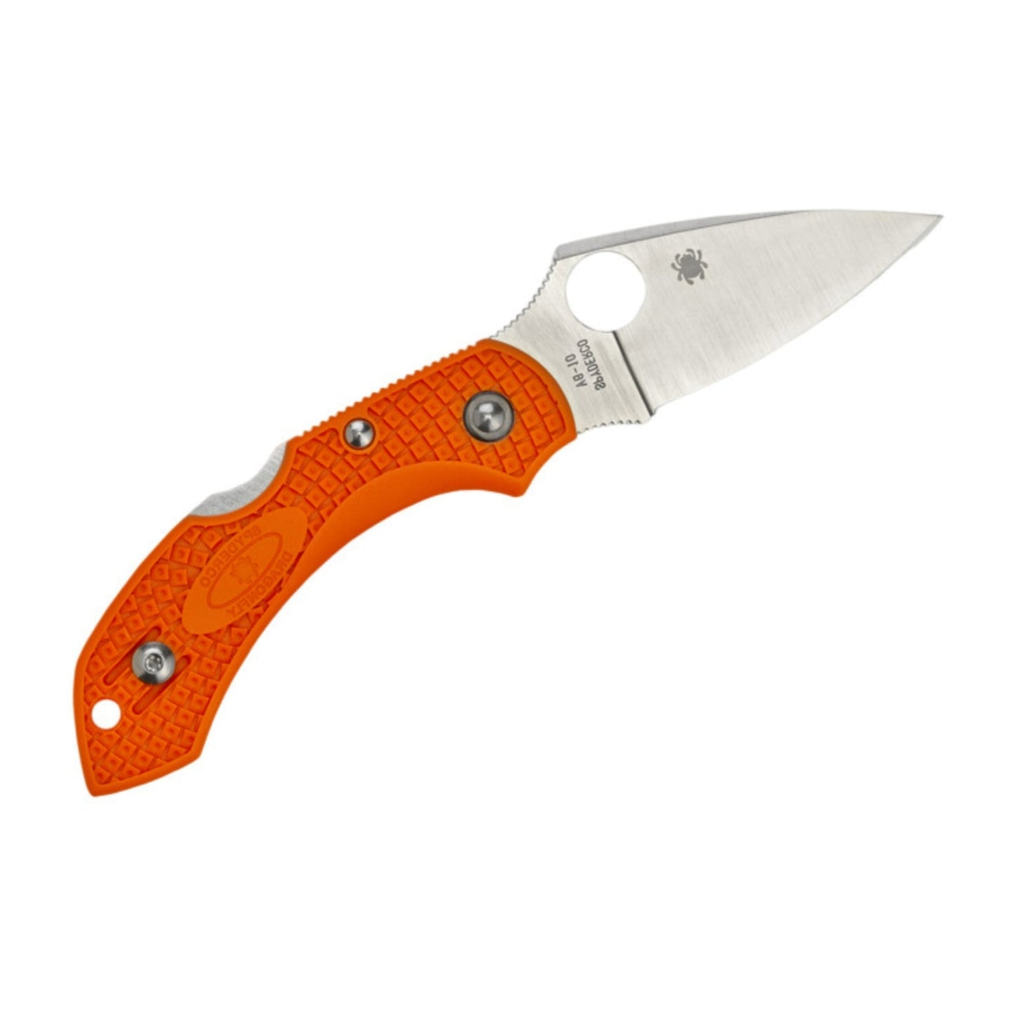 Spyderco Dragonfly 2 5.36-Inch Lightweight and Foldable PlainEdge Knife (Orange)