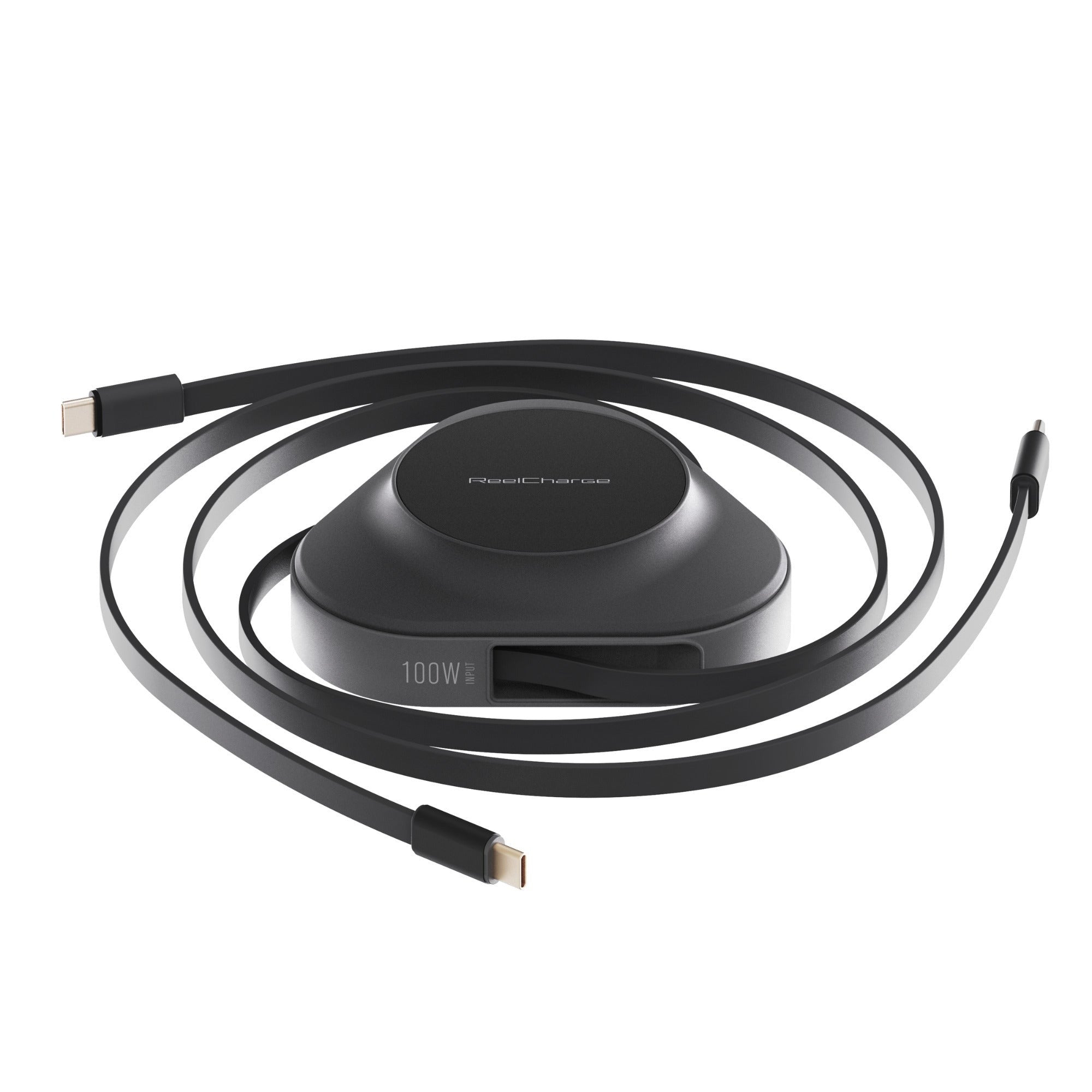 ReelCharge - Veratek 3-in-1 100W Powerstation with 15W Wireless Charging (Black)