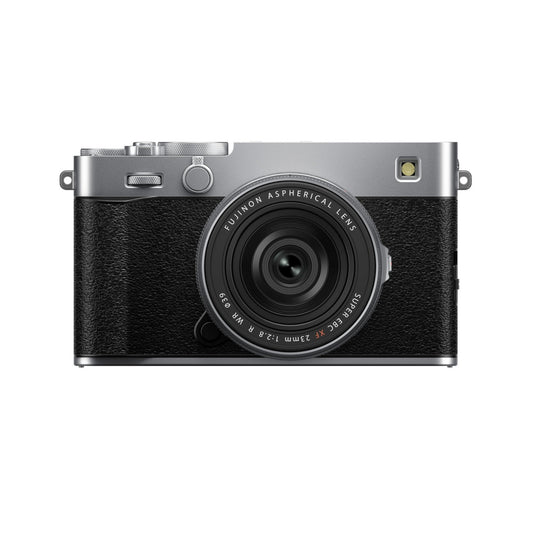 Fujifilm X-E5 Mirrorless Camera (Silver) with XF23mmF2.8 R WR Lens Kit