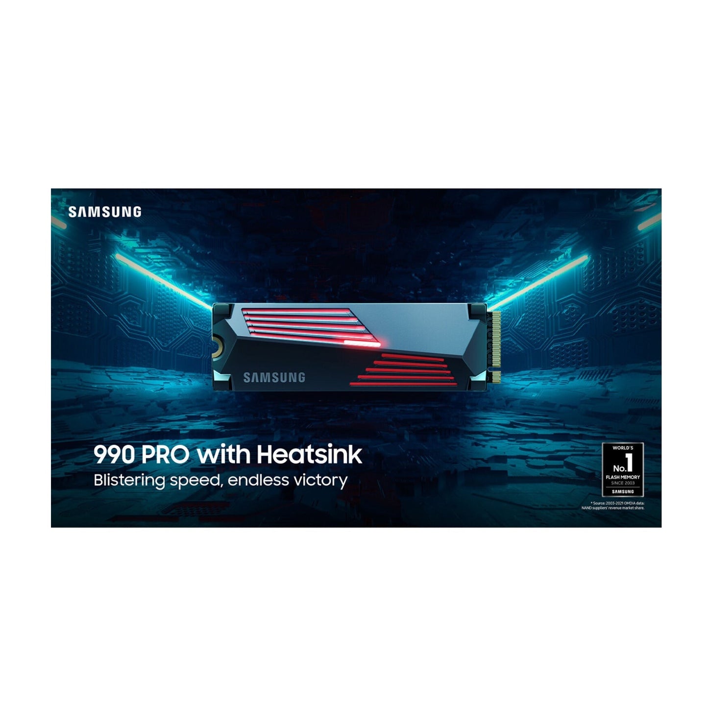 Samsung 2TB 990 PRO PCIe 4.0 x4 M.2 Internal SSD with Heatsink