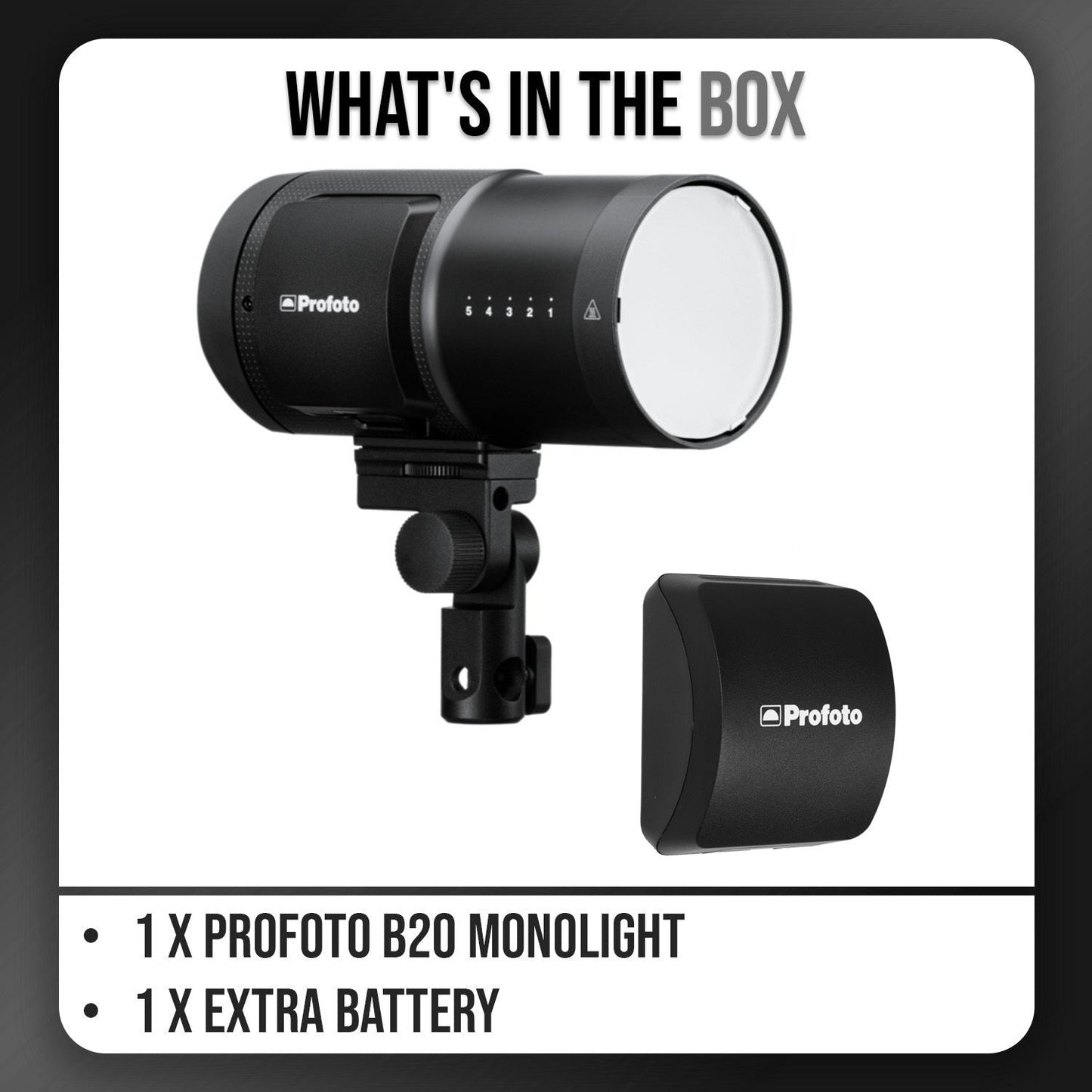 Profoto B20 Monolight Bundle with Extra Battery