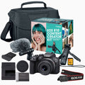 Canon EOS R10 Mirrorless Camera with 18-45mm Lens Content Creator Bundle