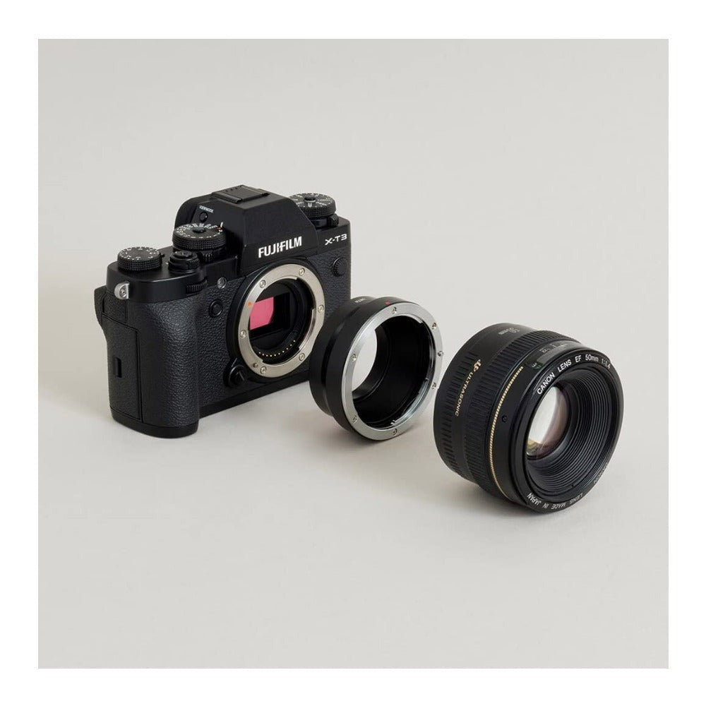 Urth Canon EF/EF-S Lens Mount to Fujifilm X Camera Mount Adapter (Matte Black)