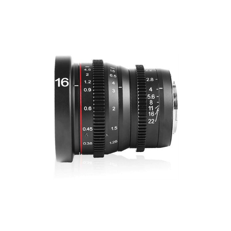Meike 16mm T2.2 Manual Focus Wide Angle Cinema Lens (MFT Mount)