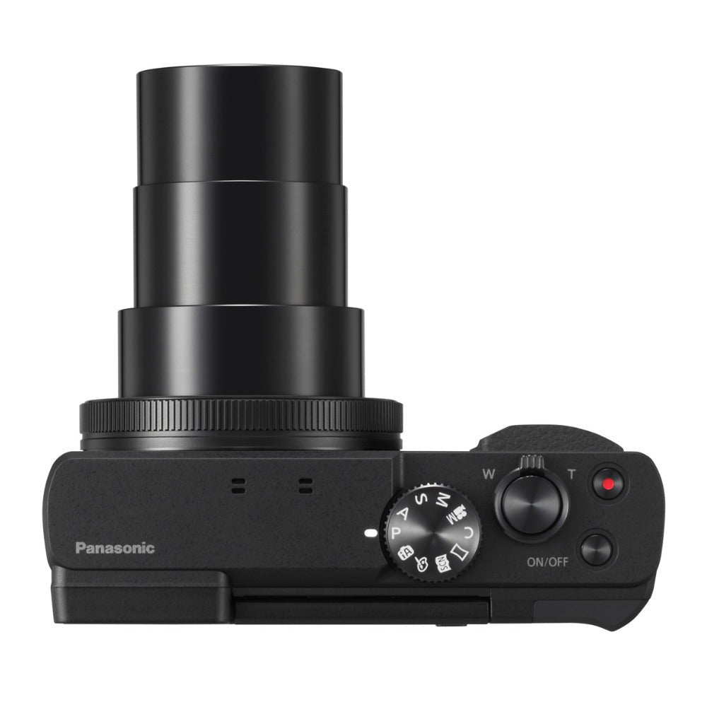 Panasonic LUMIX DC-ZS70 20.3MP 4K Digital Camera (Black) with Memory Card and Dual Charger Bundle