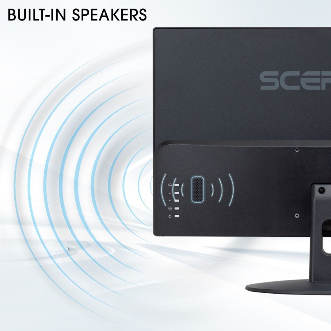 Sceptre 20-Inch 75Hz 1600 x 900 FHD LED Monitor with Built-In Speakers and Adaptive Sync (Black)