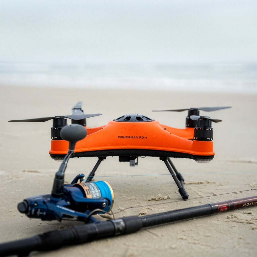 SwellPro Fisherman FD1+ Waterproof Fishing Drone with 4.8 lbs. of Bait Capacity