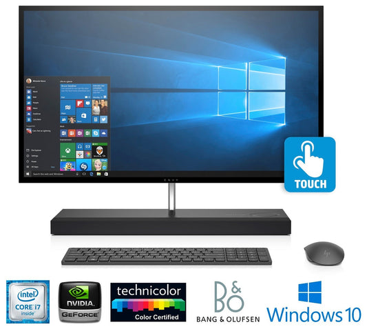 HP ENVY 27-b 27" QHD Touchscreen All-in-One Desktop, Intel Core i7-6700T, 2TB Storage (Refurbished)