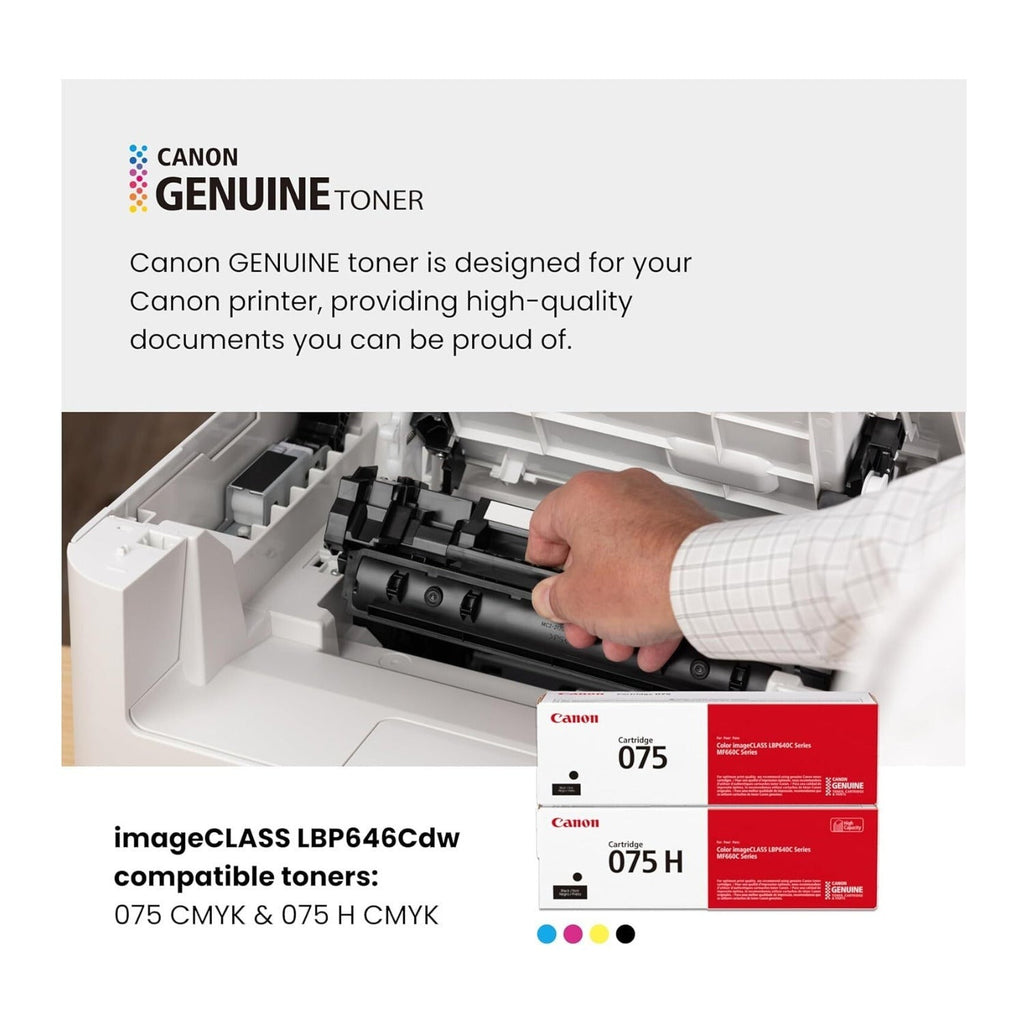 Canon Color ImageCLASS Wireless Laser Printer 26 PPM Duplex (White)