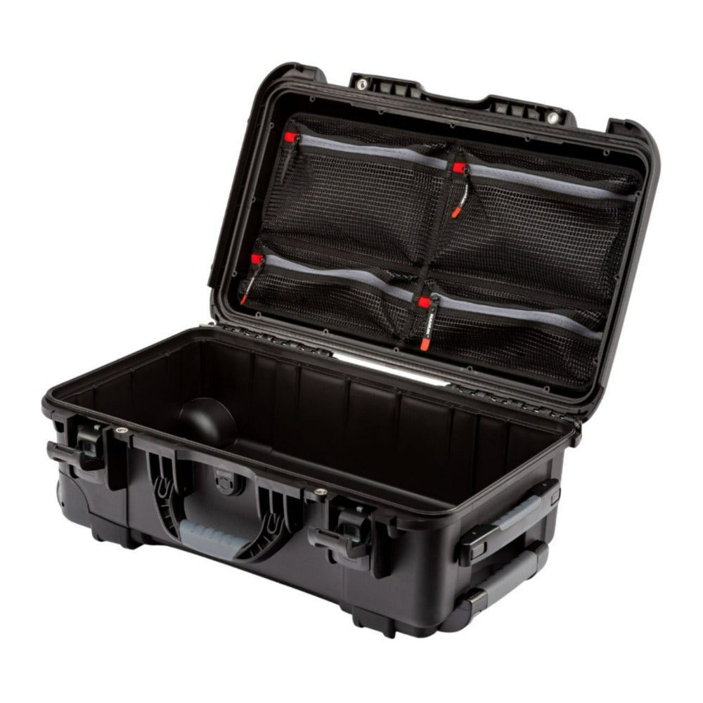 Nanuk Mesh Lid Organizer with 2 Large Mesh Pockets with Front Zipper for 935 Case (Black)