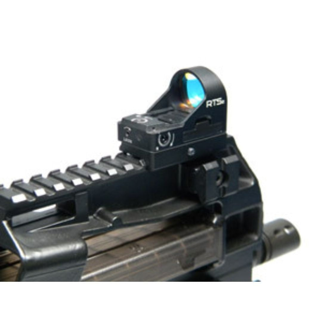 C-MORE RTS2R V5 Micro Red Dot Sight with Rail Mount and Motion Sensing System, Black (10 MOA)