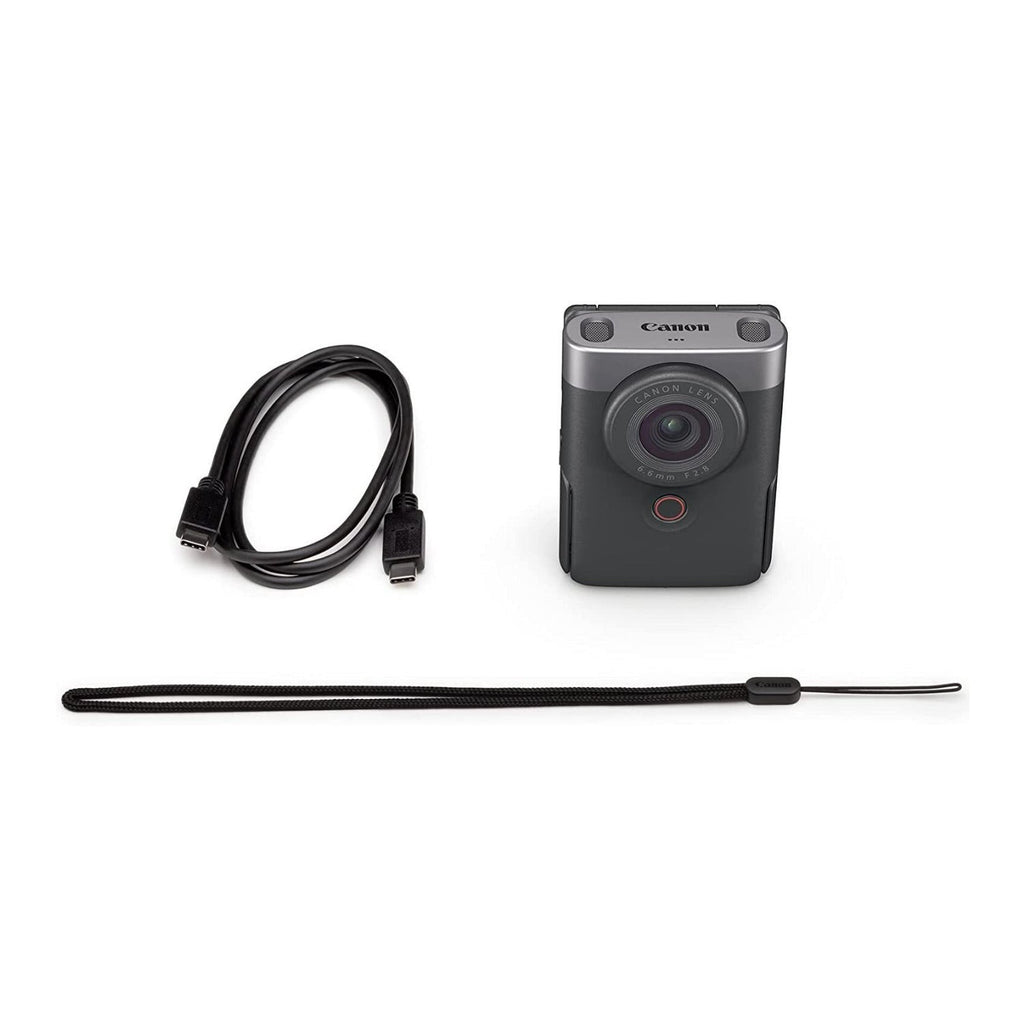 Canon PowerShot V10 4K Video 1-Inch CMOS Sensor Compact Digital Camera (Silver) (Used)