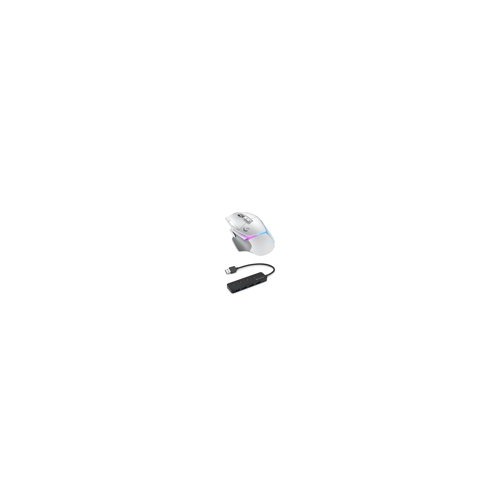 Logitech G502 X Plus Wireless Gaming Mouse (White) Bundle