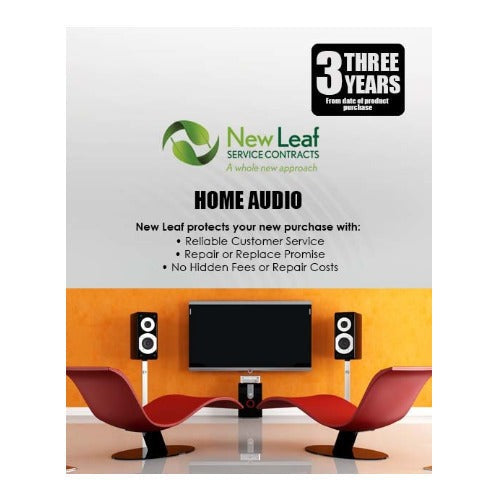New Leaf 3-Year Audio Equipment Service Plan for Products Retailing Under $100