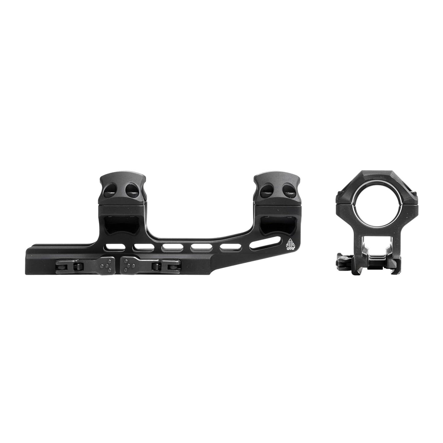 UTG ACCU-SYNC 1-Inch QR Picatinny Cantilever Matte Black Mount with 50mm Offset