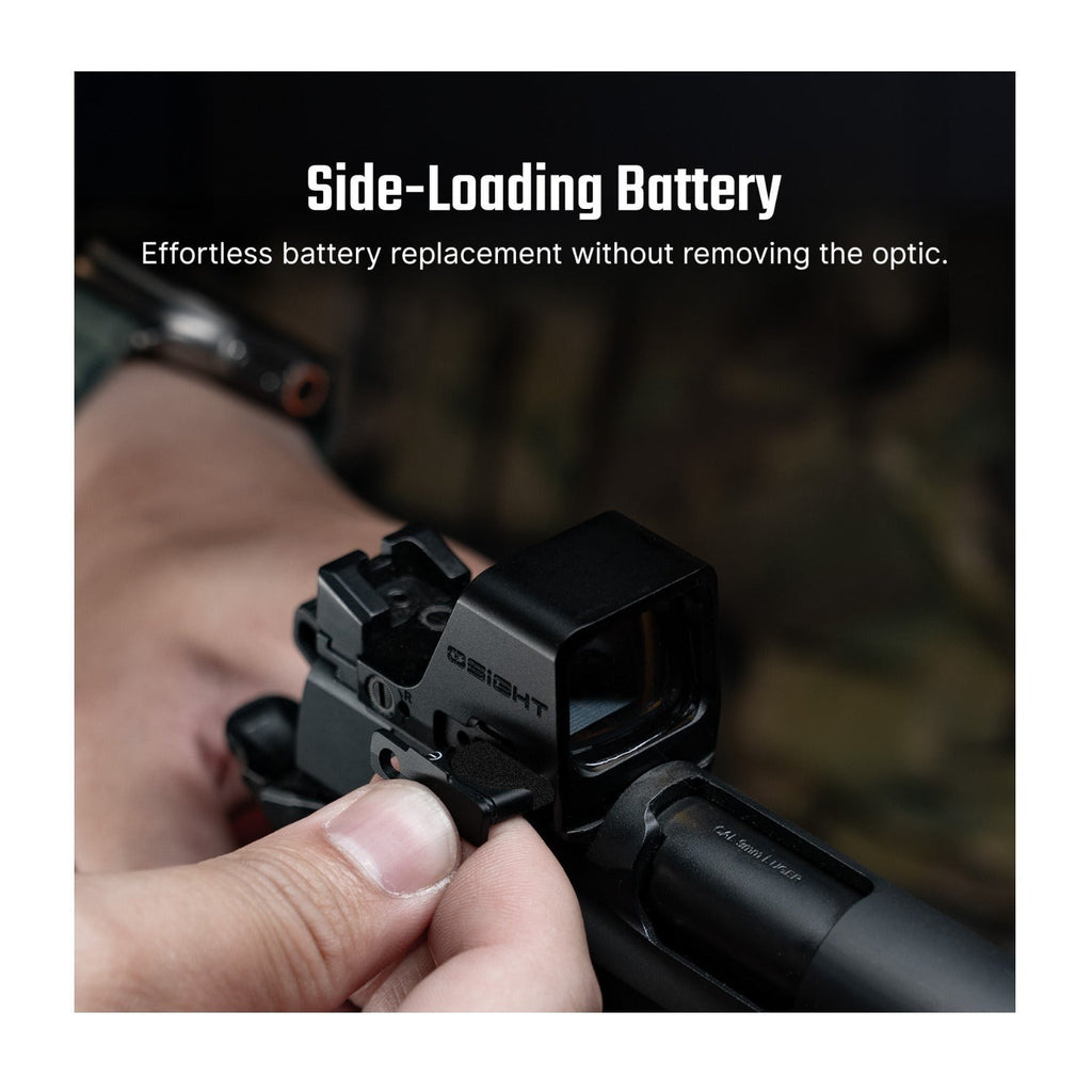 Osight C Multi-Reticle Green 3 MOA Dot & 32 MOA Circle Open Reflex Sight