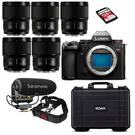 Panasonic Lumix Full Frame Camera with Lumix S5II and S5IIX Firmware Update with Lens Bundle