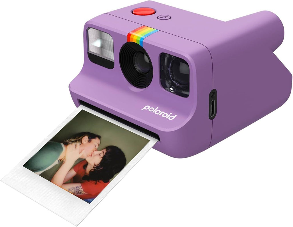 Polaroid Go Generation 2 Instant Camera (Purple) and Color Go Film (16 Instant Photos)