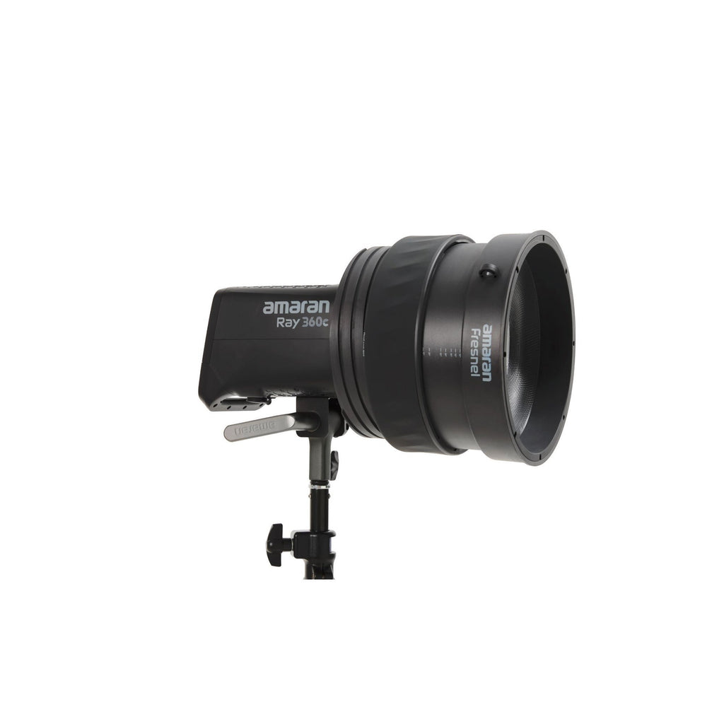 Amaran Ray 360c Full-Color COB Video Light (US) Bundle with Fresnel Light Modifier