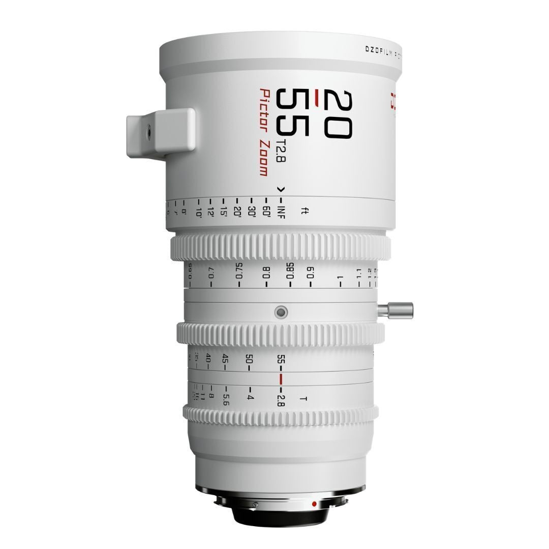 DZOFilm Pictor Zoom 20-55mm and 50-125mm T2.8 Super 35 Lens Bundle (PL and EF Mount, White)