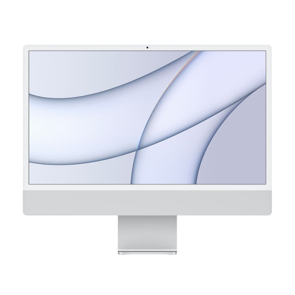 Apple iMac 24" with Apple M1 Chip, 8GB RAM, 256GB SSD, Silver (Used)