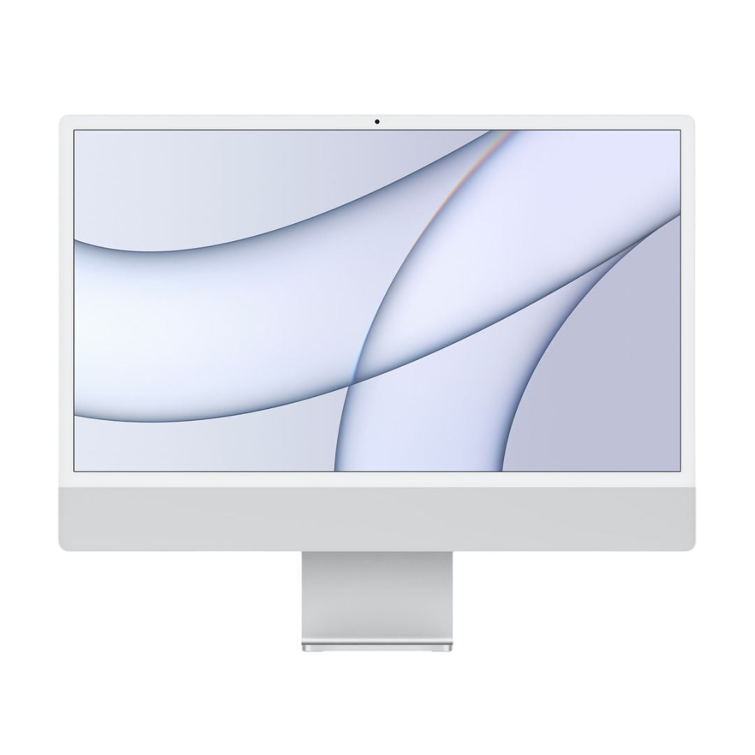 Apple iMac 24" with Apple M1 Chip, 8GB RAM, 256GB SSD, Silver (Used)