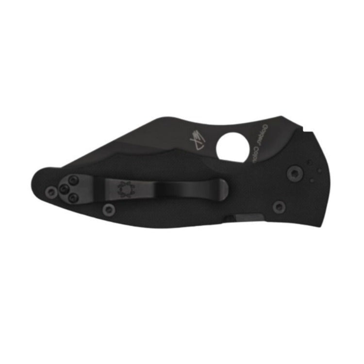 Spyderco Yojimbo 2 Hollow-Ground CPM S30V Stainless Steel Blade 7.69-Inch Folding Knife (Black)