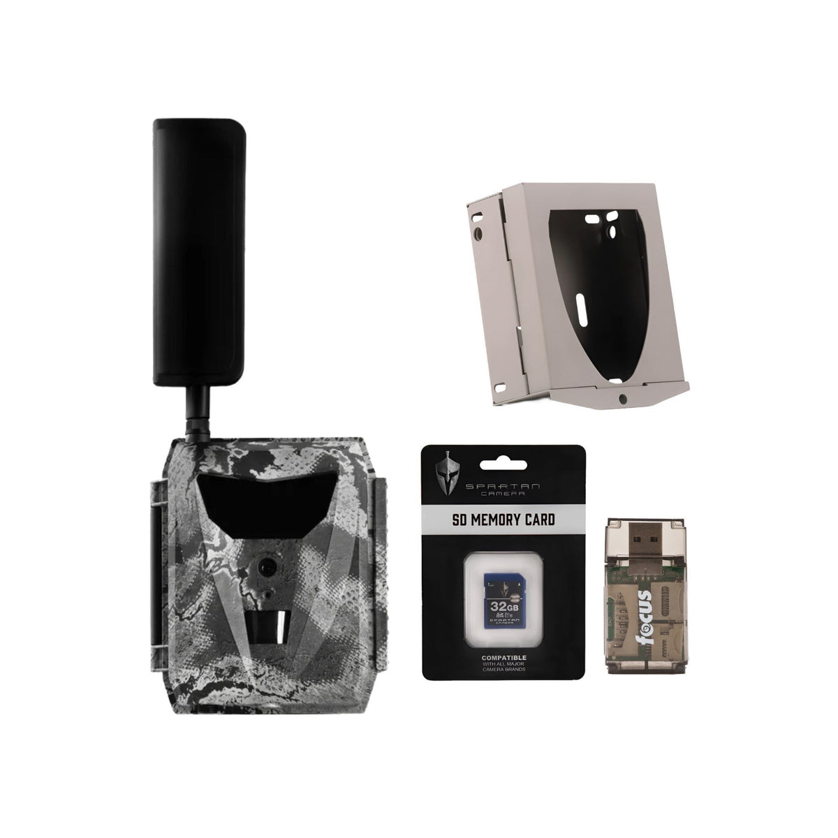 Spartan GoLive 4G/LTE Live Streaming Trail Camera (AT&T) with Accessories