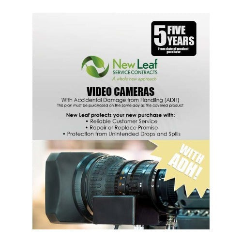 New Leaf 5-Year Video Cameras Service Plan with ADH for Products Retailing Under $1000