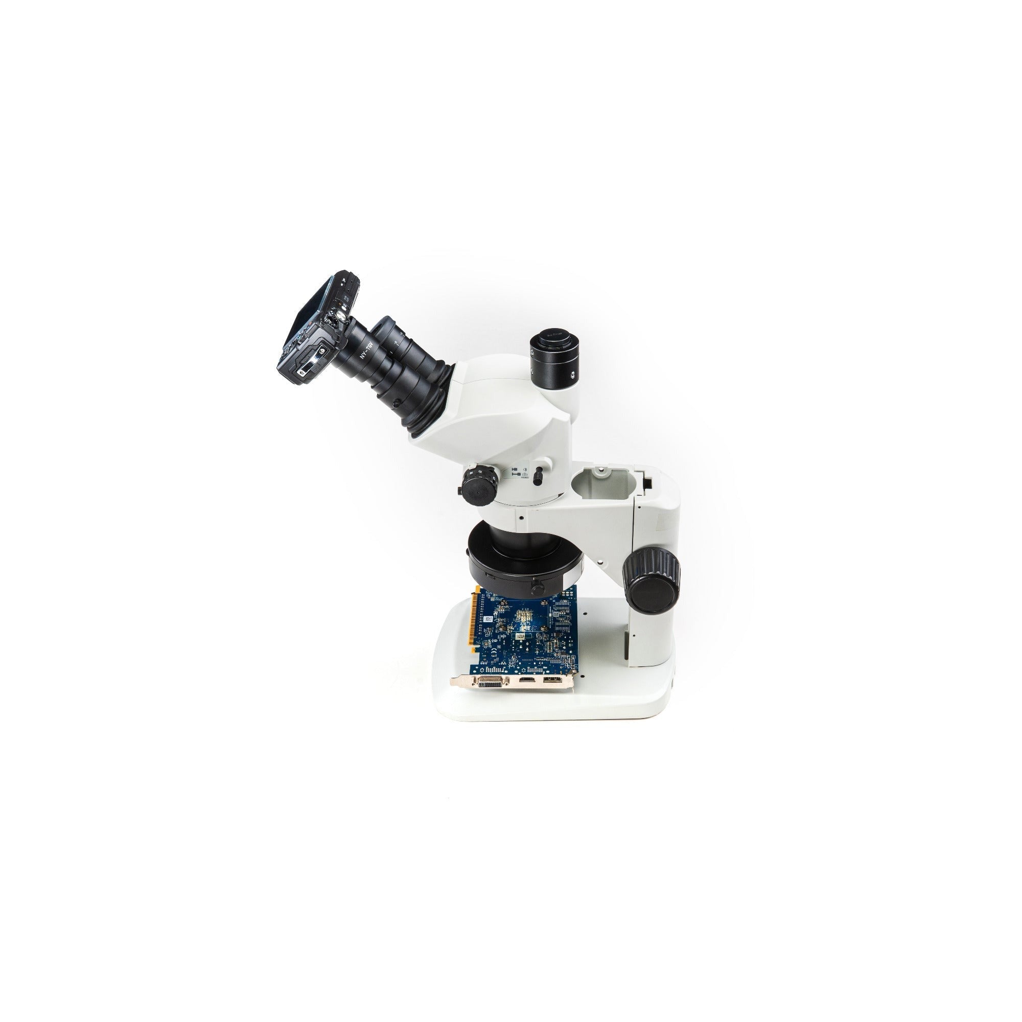 OM SYSTEM TG-7 INDUSTRY Digital Camera with NY-TGV Microscope Adapter Kit (Black)