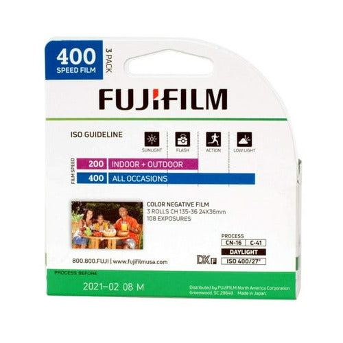 Fujifilm Fujicolor Superia X-TRA 400 Color Negative Film (3-Pack)