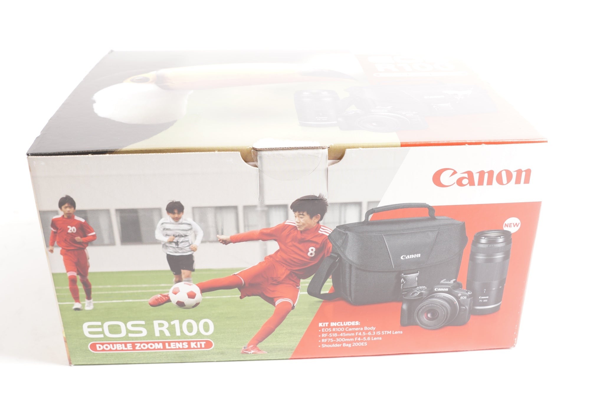 Canon EOS R100 Mirrorless Camera Kit with RF-S18-45mm IS STM, RF75-300mm Lenses (Used)