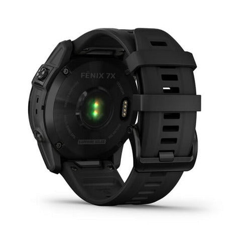 Garmin Fenix 7X Sapphire Solar GPS Smartwatch with Black Band (Black)