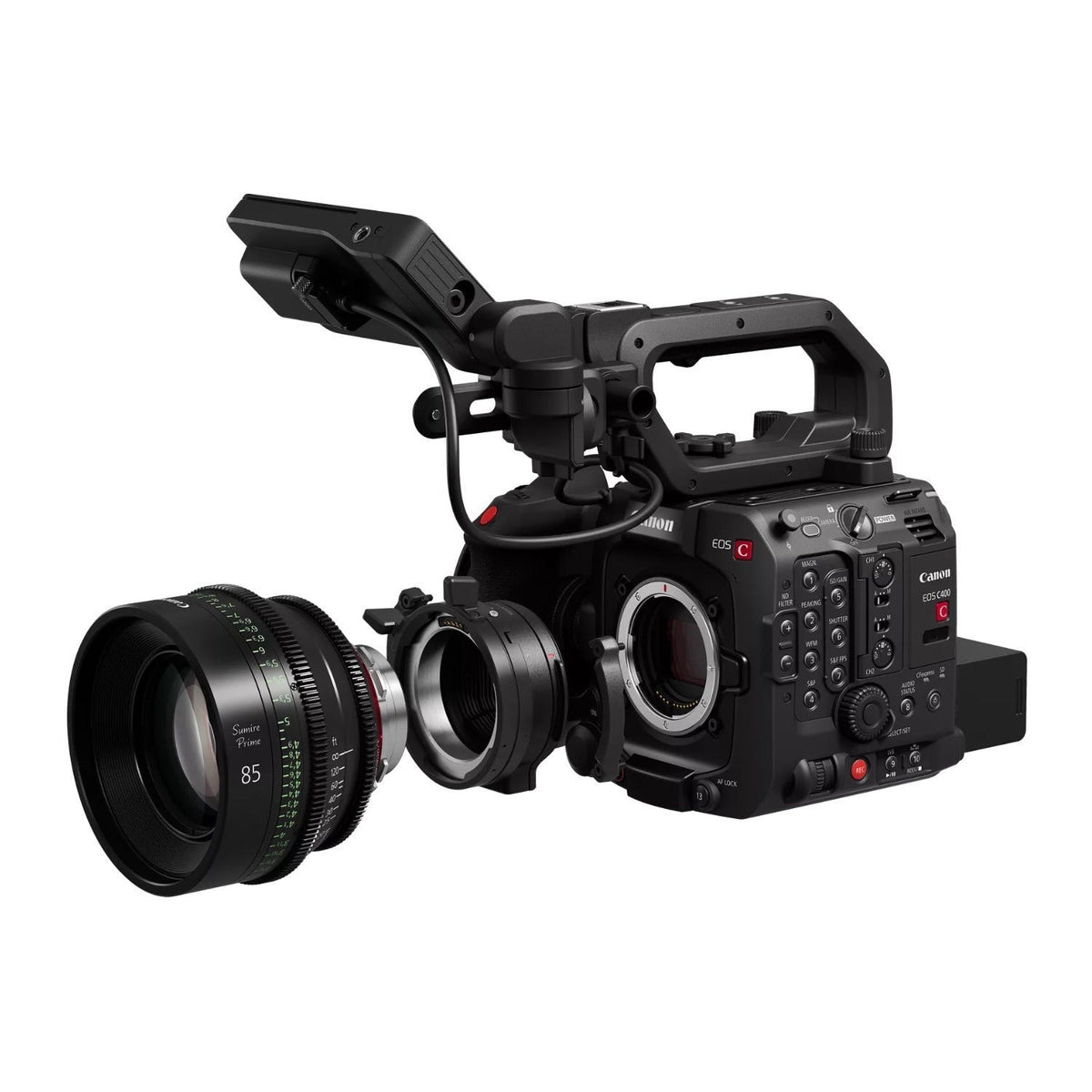 Canon PL to RF Lens Mount Adapter for EOS C400 and EOS C80 Cinema Cameras