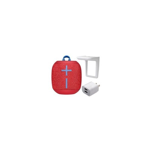 Ultimate Ears WONDERBOOM 2 Portable Speaker with Wall Shelf and Wall Plug