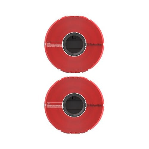 MakerBot ASA Filament Spool for Method X 3D Printer Red, 0.65kg/1.43lb, 2-Pack