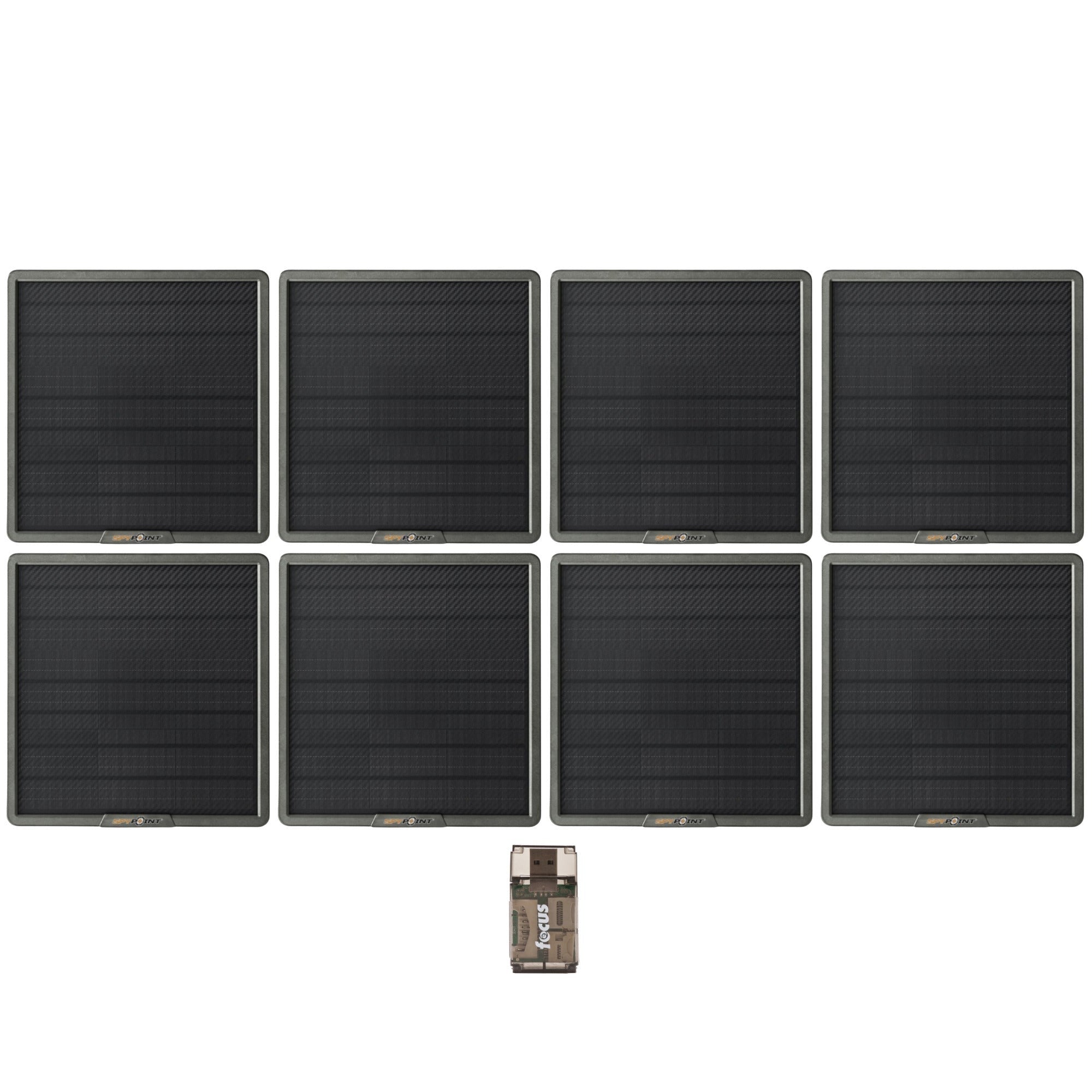 Spypoint 10-Watts Lithium Battery Solar Panel with 4 LED Charge Indicator Lights Bundle